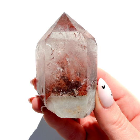 Red Phantom Quartz Crystal Freeform: Option B