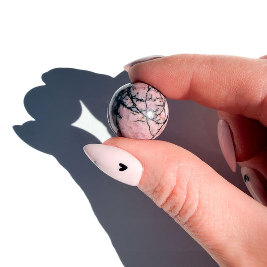 Rhodonite Mini Crystal Sphere
