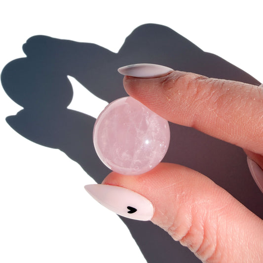Rose Quartz Mini Crystal Sphere