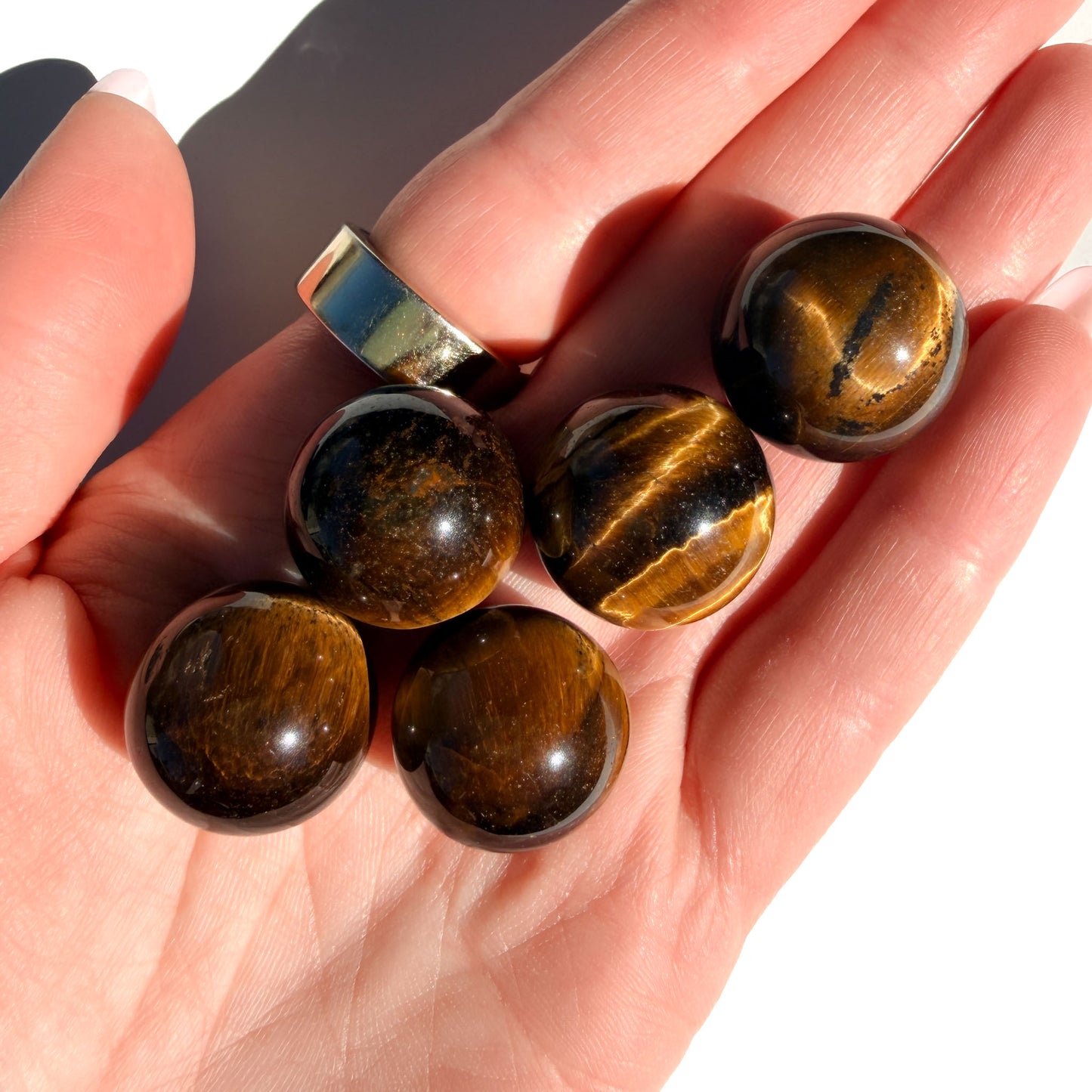 Tigers Eye Mini Crystal Sphere