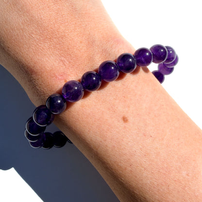 Amethyst Crystal Bracelet: Calm & Aligned