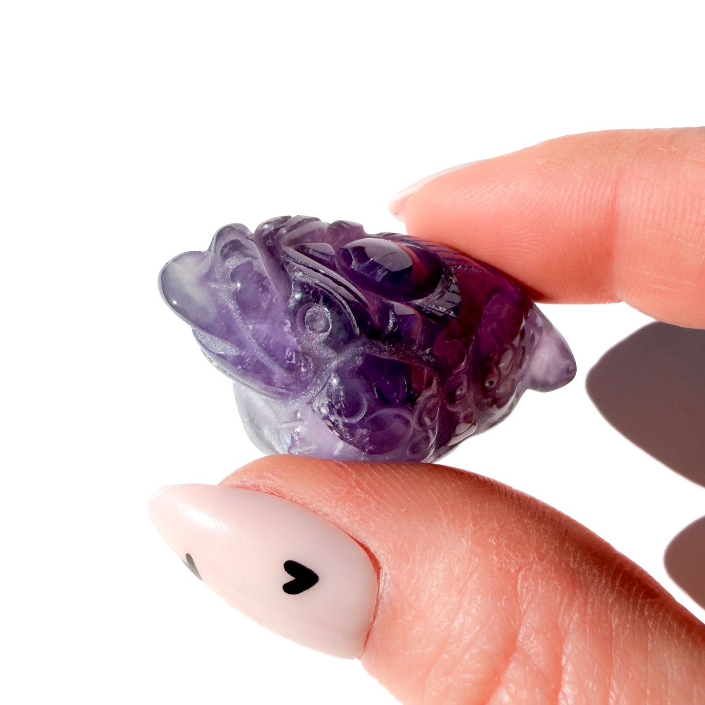 Amethyst Mini Crystal Money Toad: The Aligned One