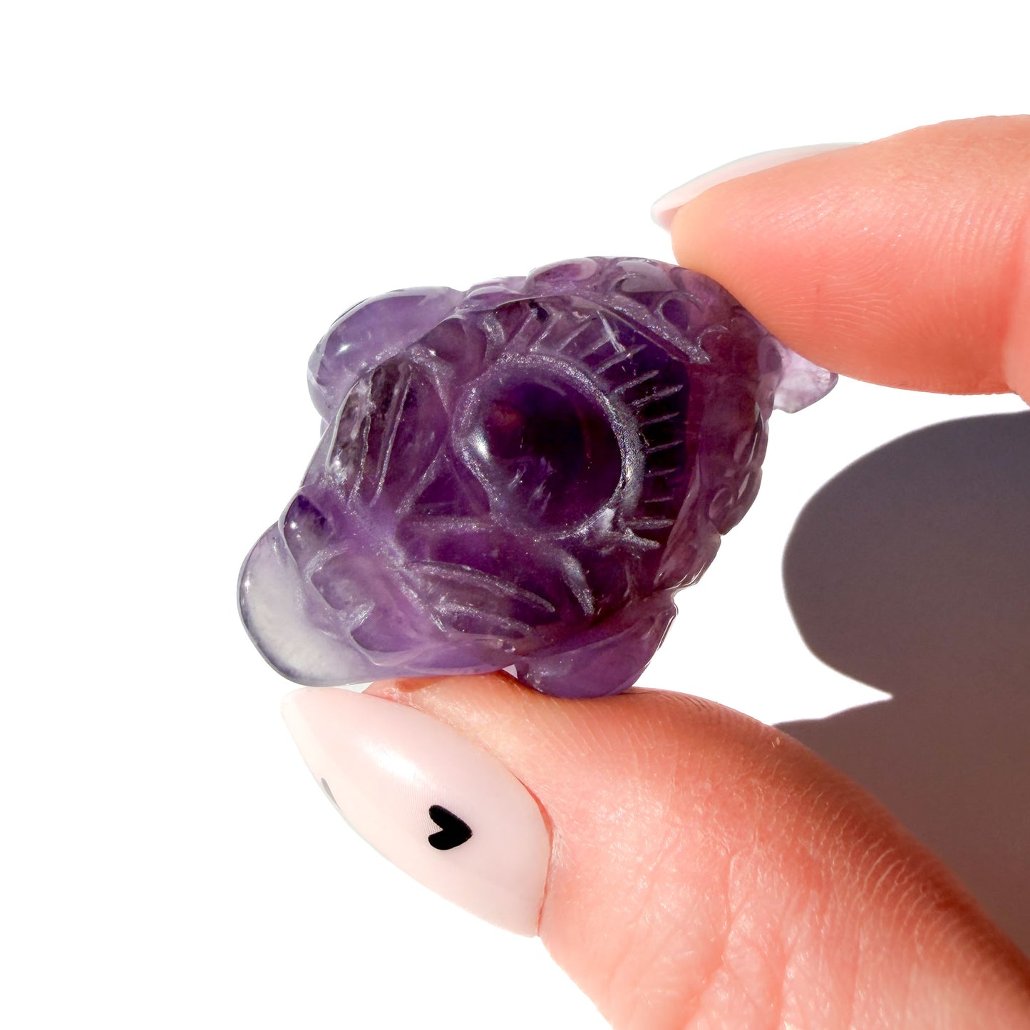 Amethyst Mini Crystal Money Toad: The Aligned One