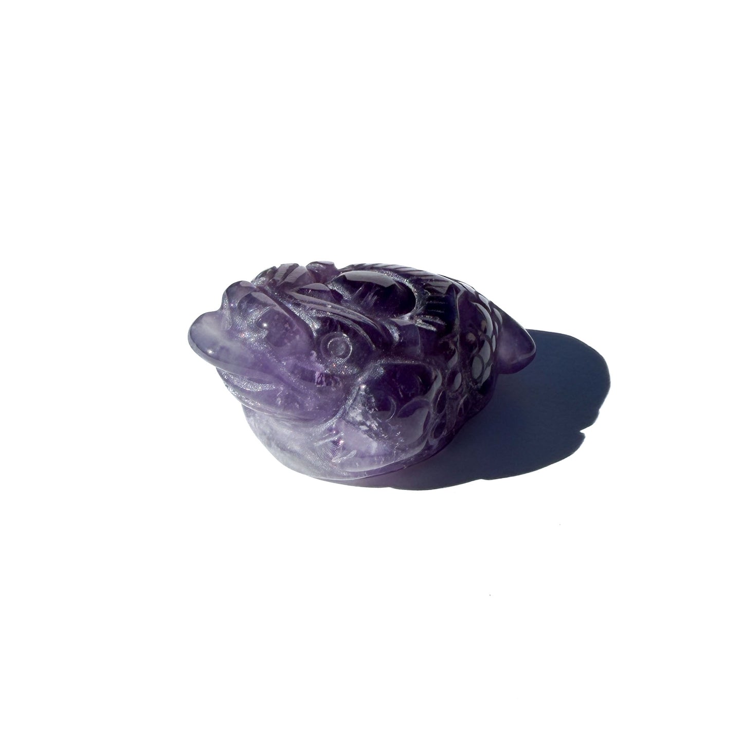Amethyst Mini Crystal Money Toad: The Aligned One
