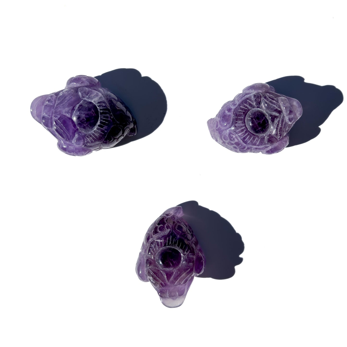 Amethyst Mini Crystal Money Toad: The Aligned One