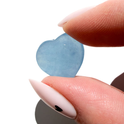 Aquamarine Mini Crystal Heart