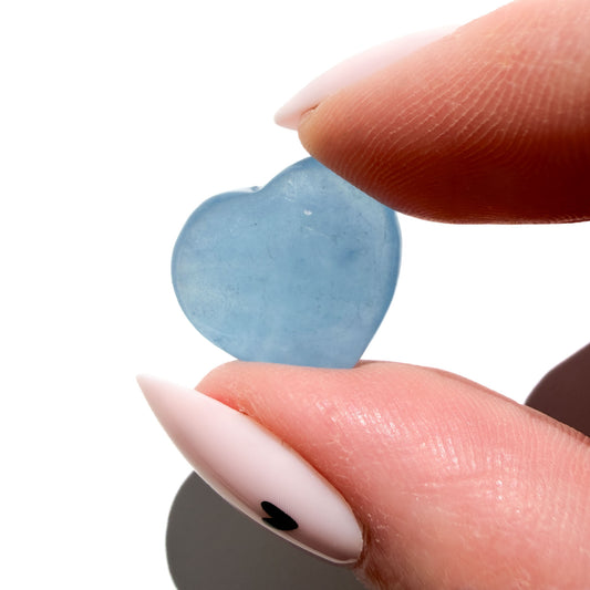 Aquamarine Mini Crystal Heart
