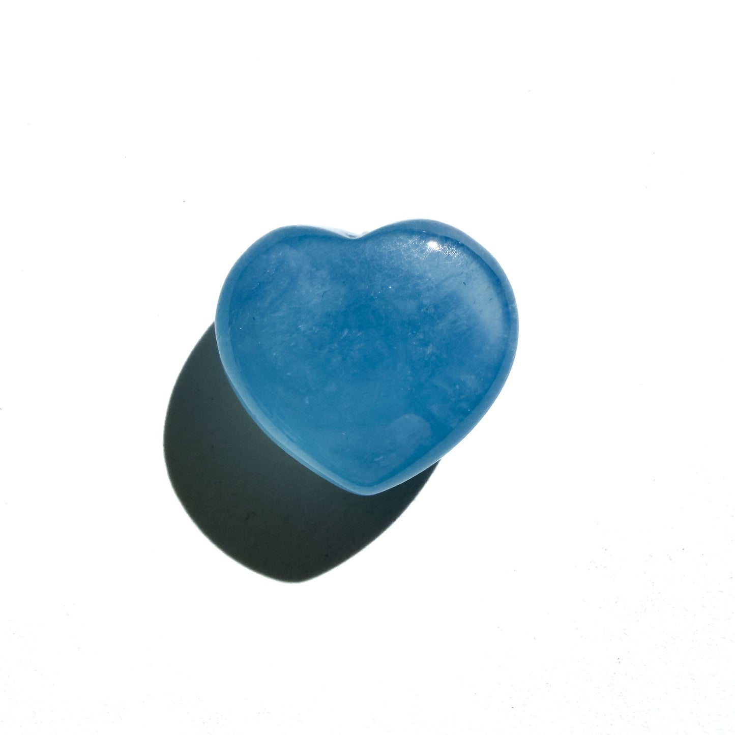 Aquamarine Mini Crystal Heart