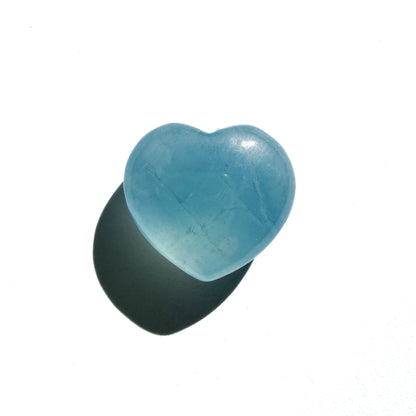 Aquamarine Mini Crystal Heart