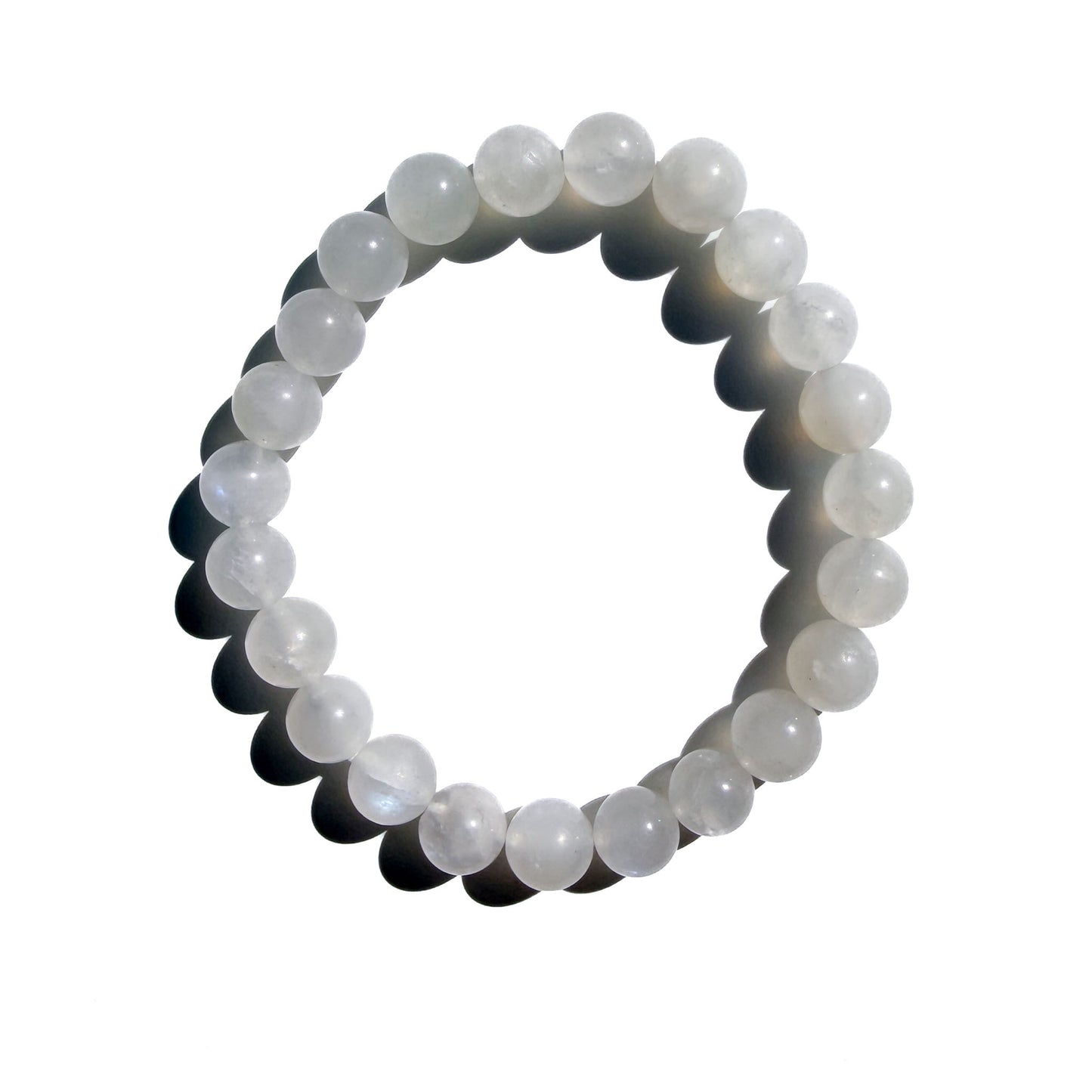 Blue Flash Moonstone Crystal Bracelet: Inner Guidance