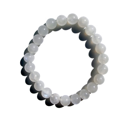Blue Flash Moonstone Crystal Bracelet: Inner Guidance