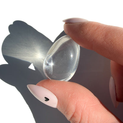 Clear Quartz Crystal Tumble: Pocket Amplifier