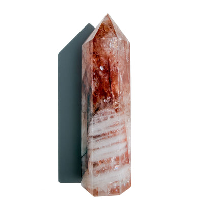 Fire Quartz Crystal Tower