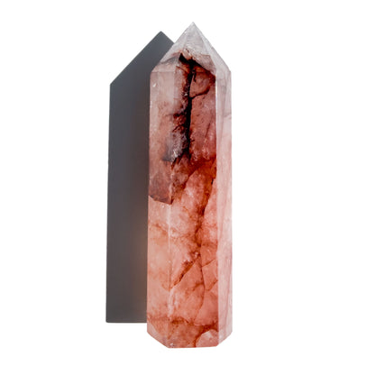 Fire Quartz Crystal Tower