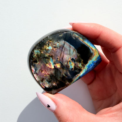 Flashy Labradorite Crystal Freeform: Option C