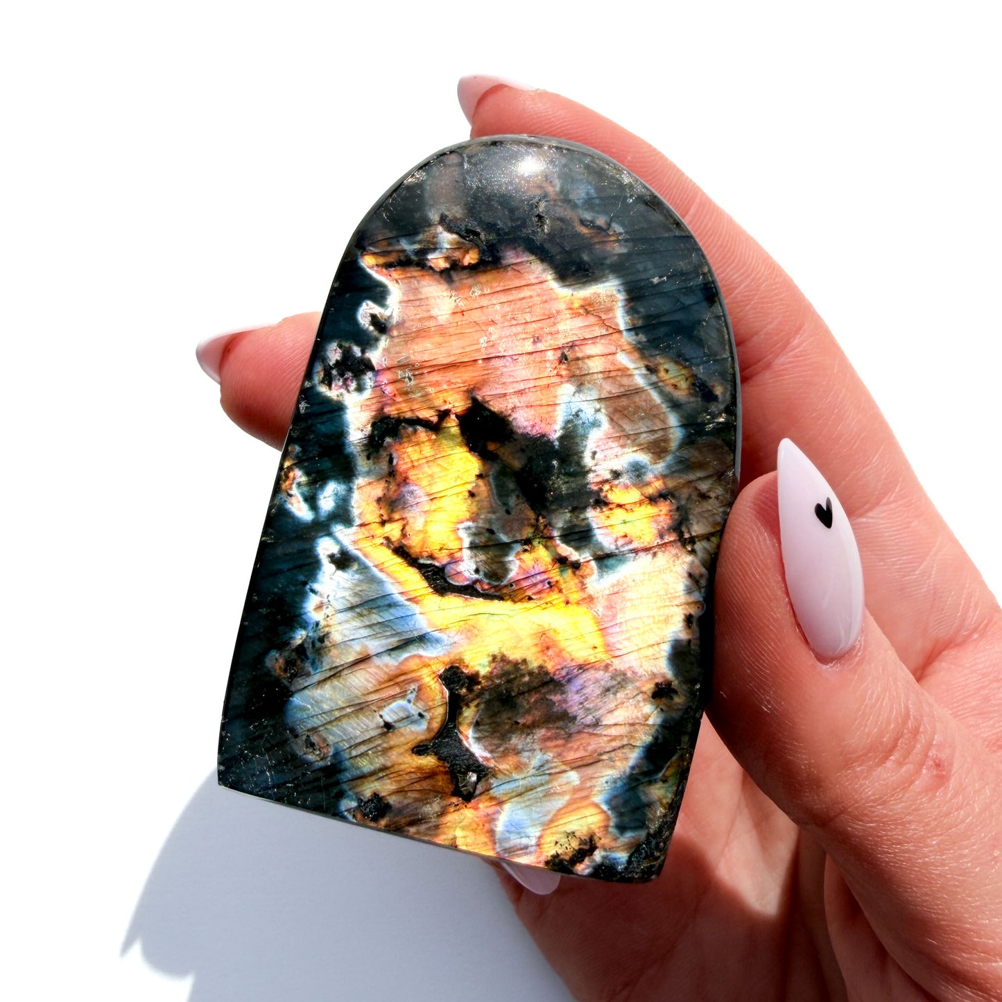 Flashy Labradorite Crystal Freeform: Option D