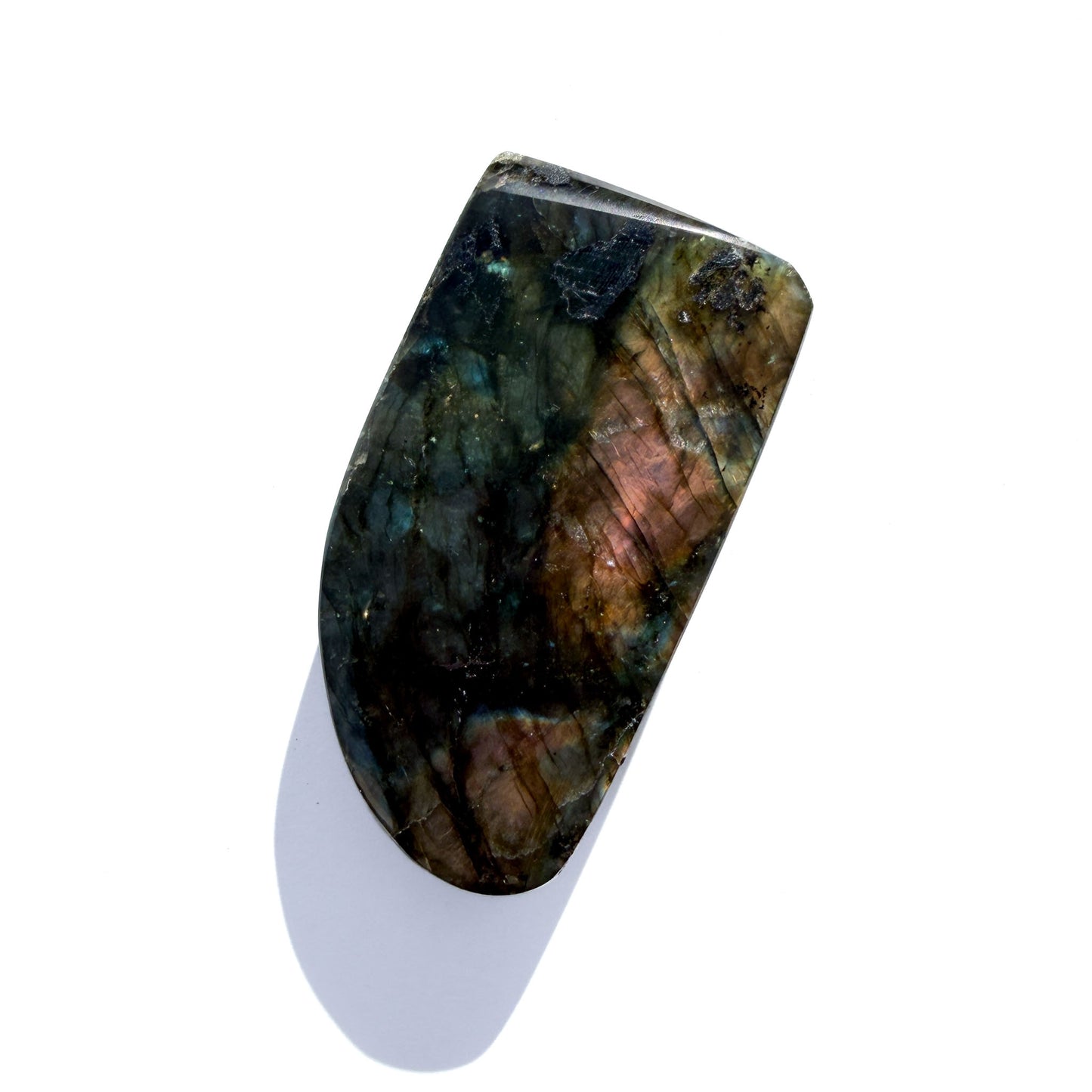 Flashy Labradorite Crystal Freeform: Option E
