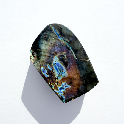 Flashy Labradorite Crystal Freeform: Option H