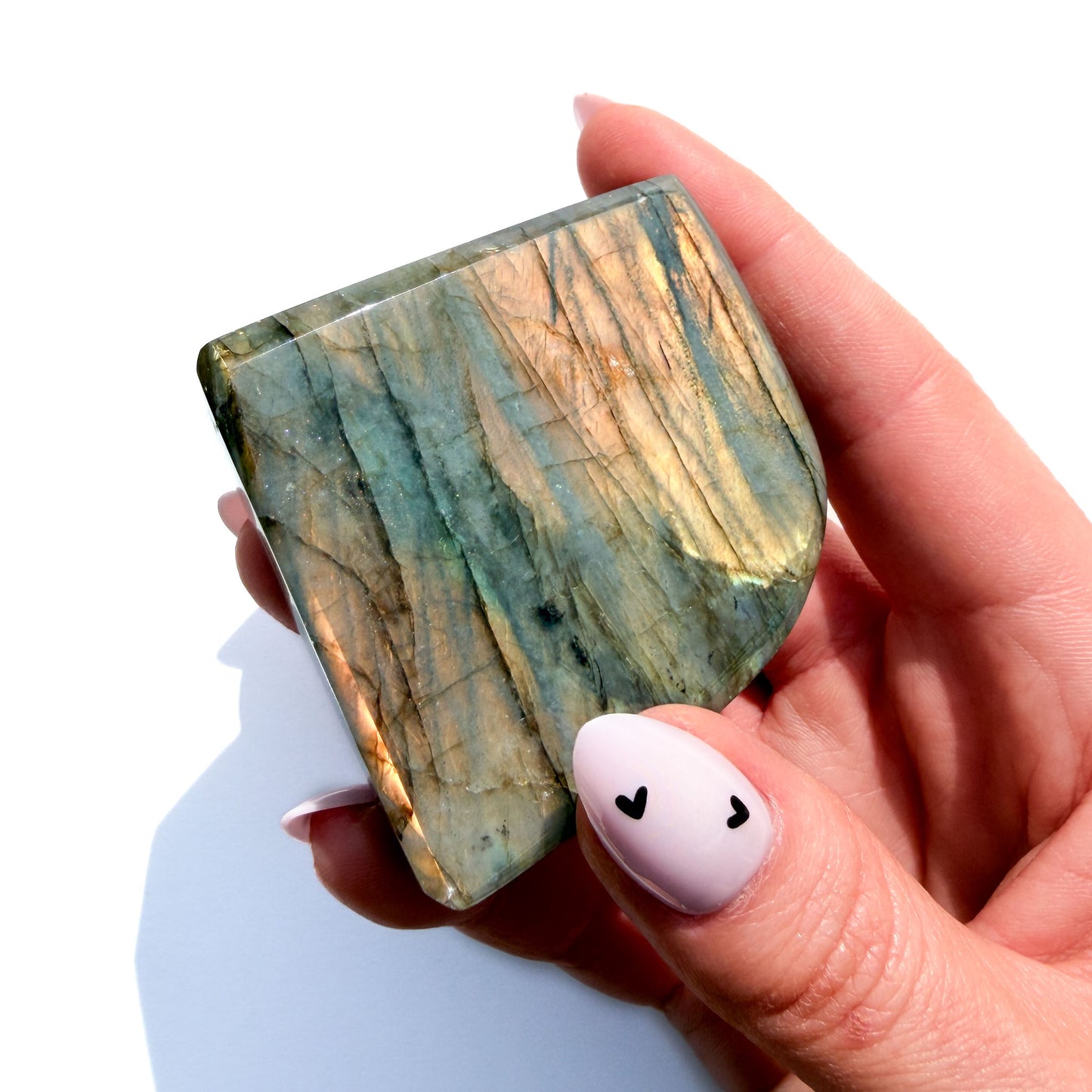 Flashy Labradorite Crystal Freeform: Option I