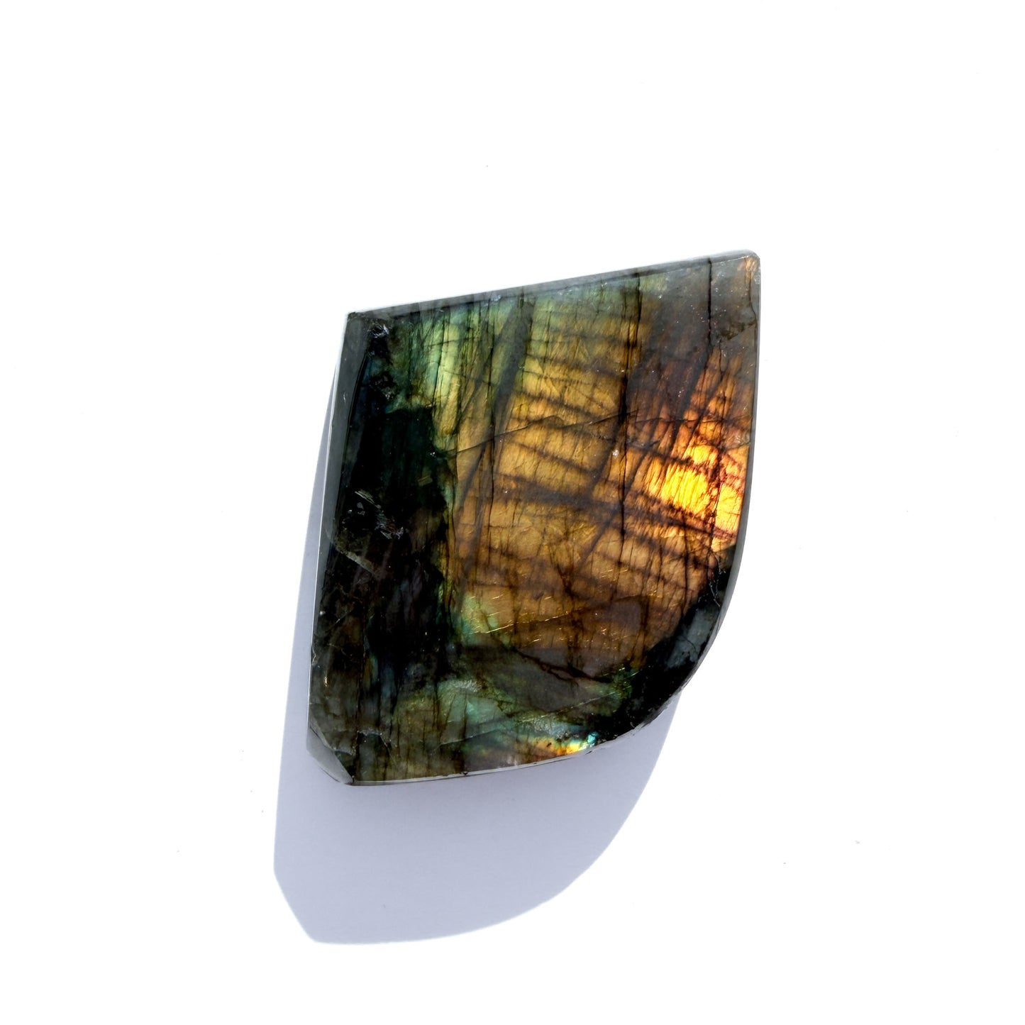 Flashy Labradorite Crystal Freeform: Option J