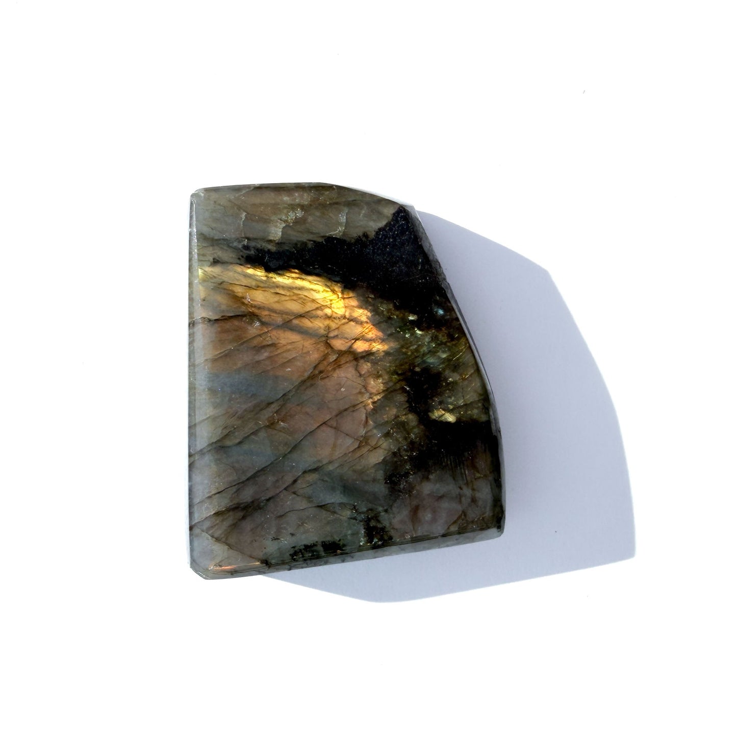 Flashy Labradorite Crystal Freeform: Option K