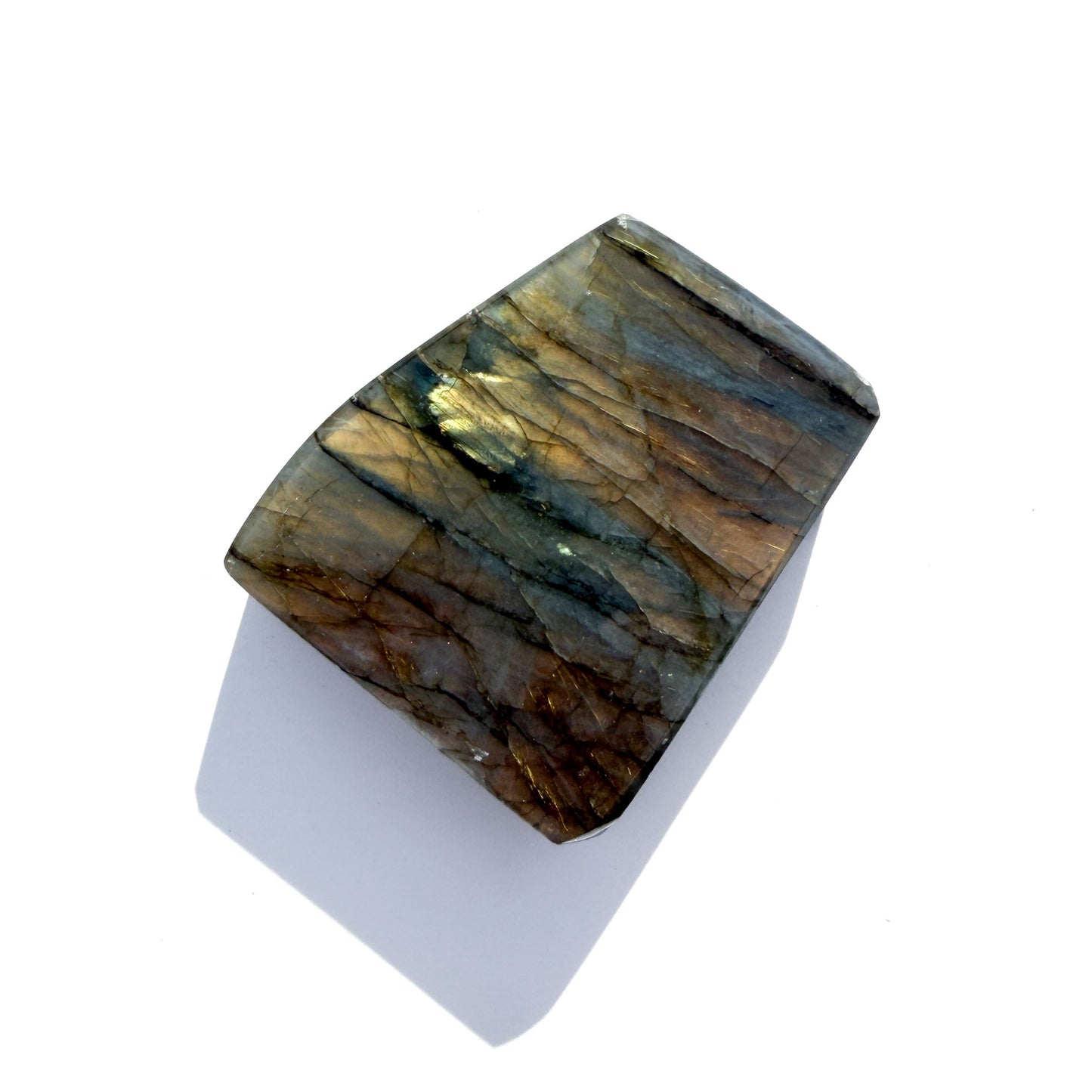 Flashy Labradorite Crystal Freeform: Option K