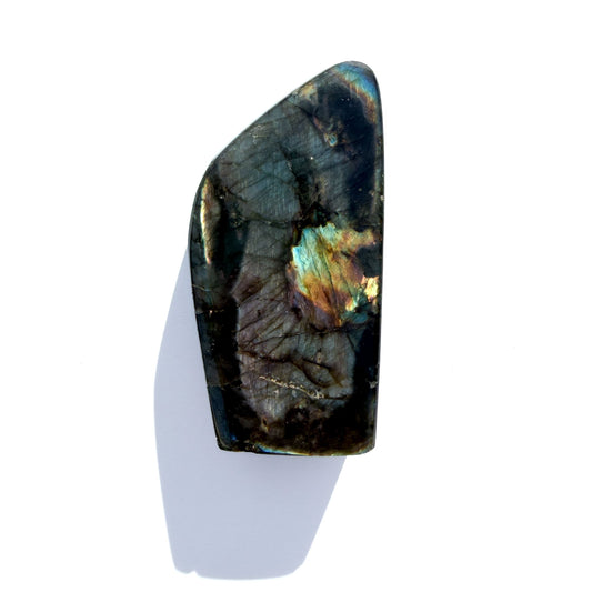 Flashy Labradorite Crystal Freeform: Option M