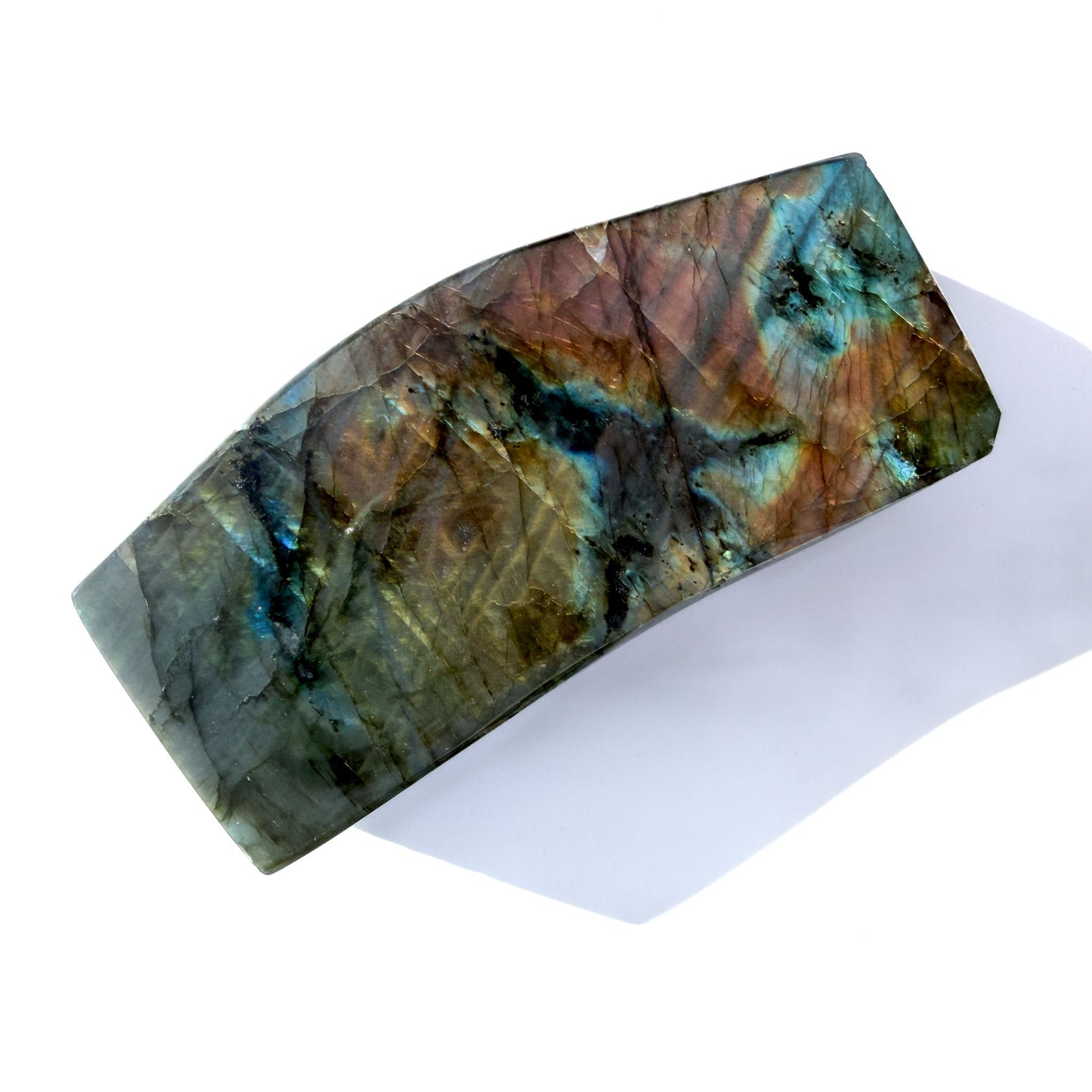 Flashy Labradorite Crystal Freeform: Option O