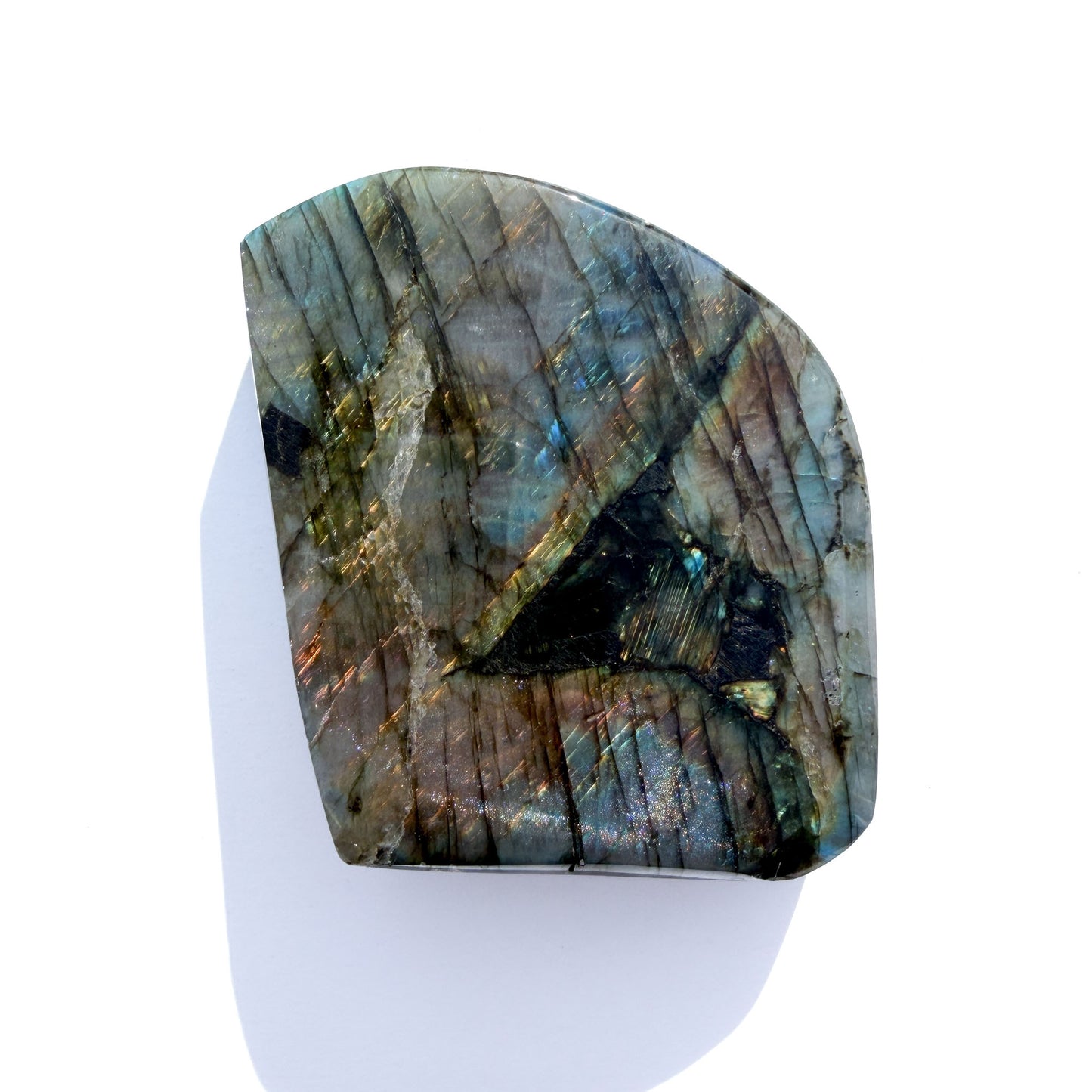 Flashy Labradorite Crystal Freeform: Option P