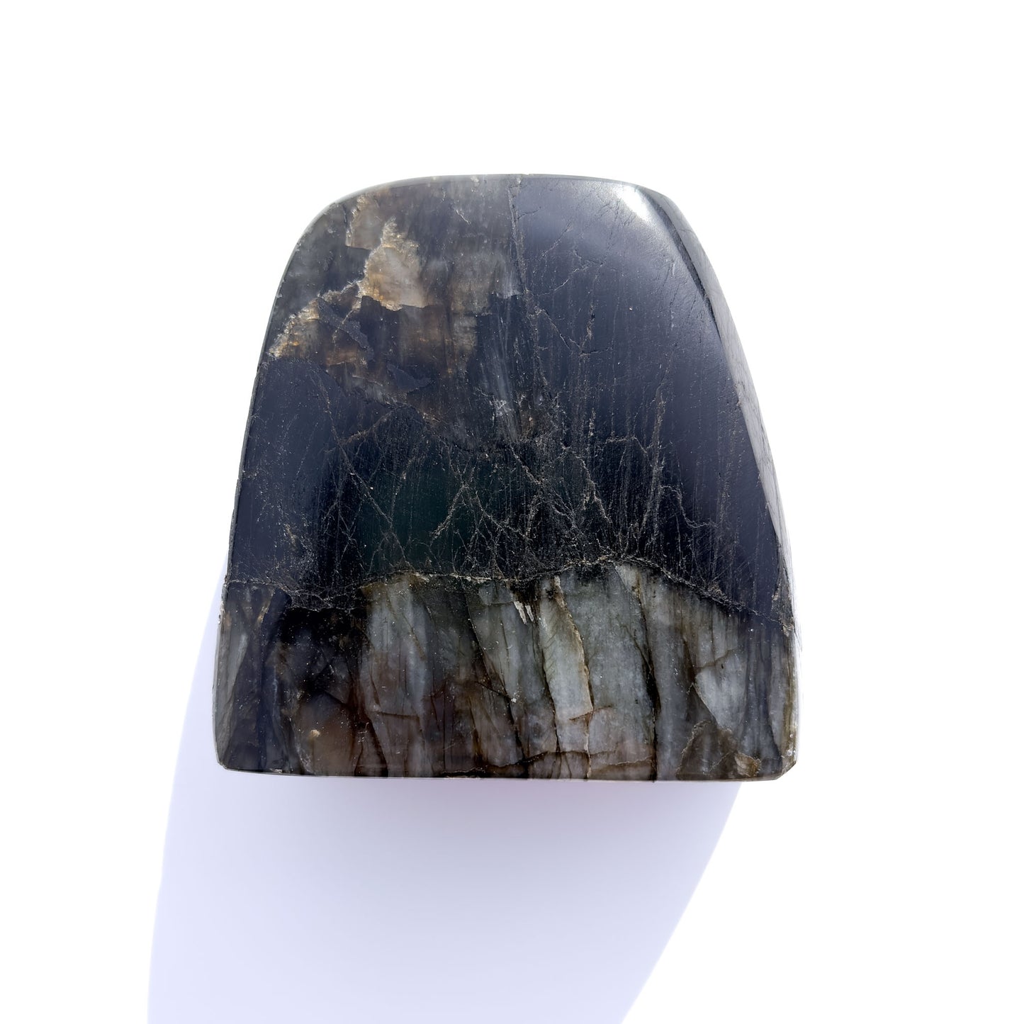Flashy Labradorite Crystal Freeform: Option Q