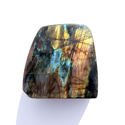 Flashy Labradorite Crystal Freeform: Option Q