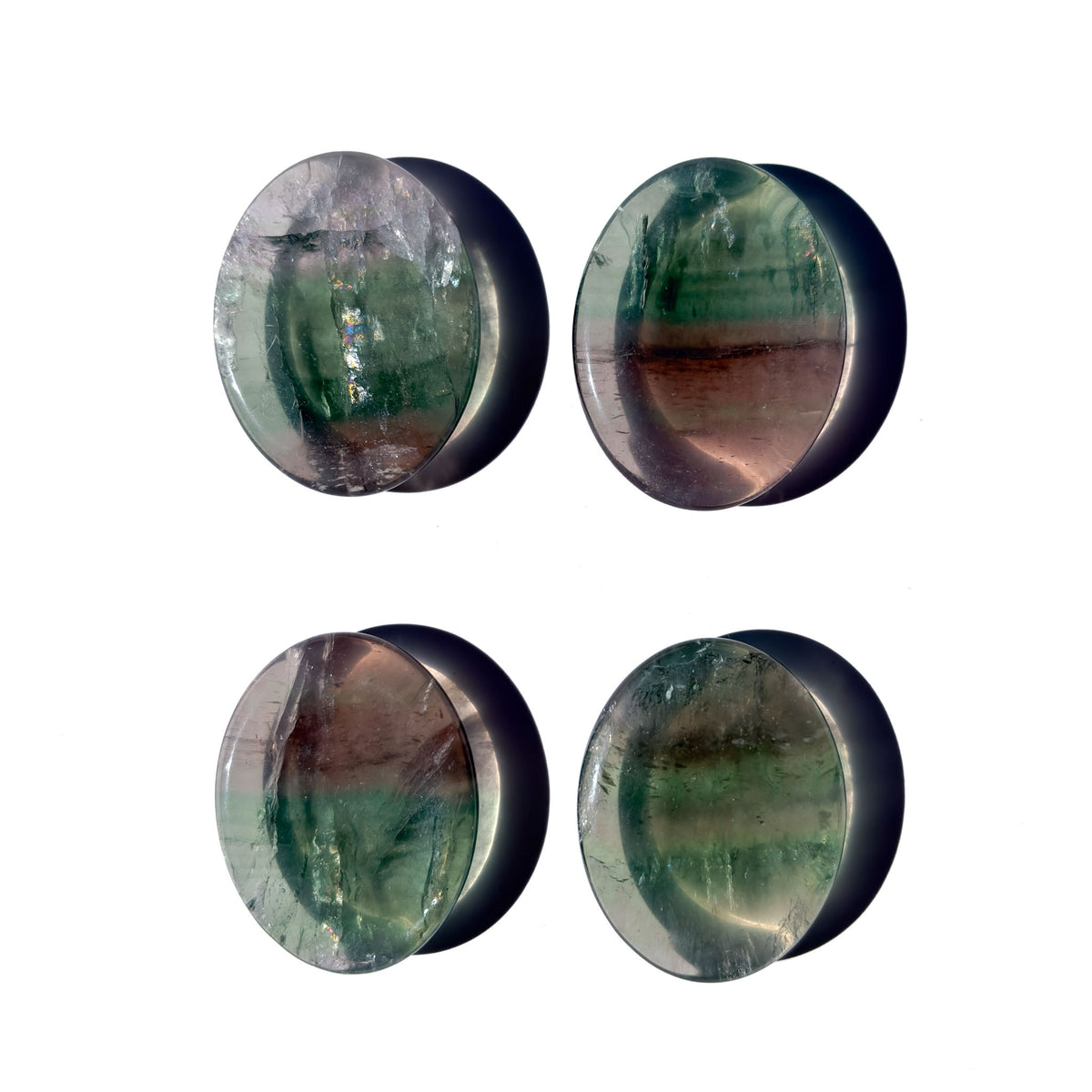 Fluorite Crystal Worry Stone: Pocket Focus