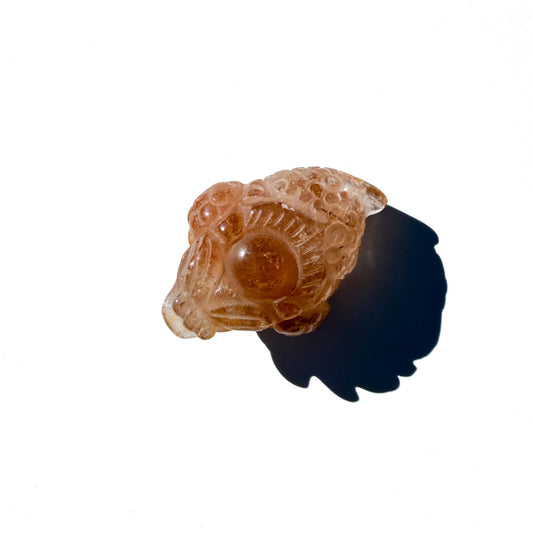 Golden Rutile Mini & Standard Size Crystal Money Toad: The Abundance Amplifier