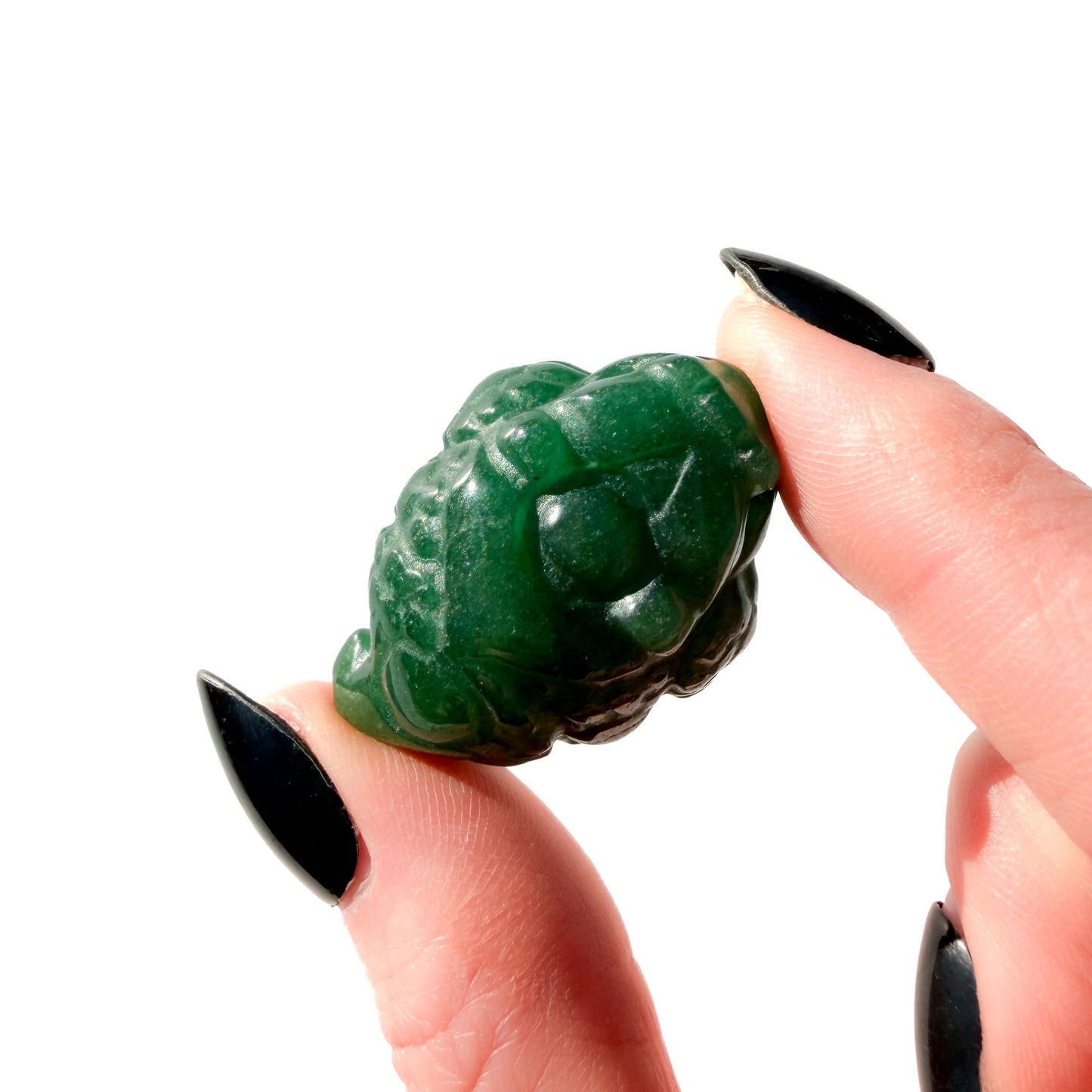 Green Aventurine Mini Money Toad: The Opportunity Magnet