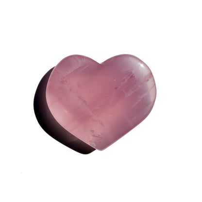 Jelly Rose Quartz Crystal Heart