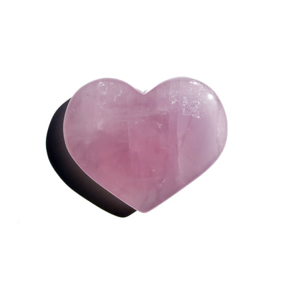 Jelly Rose Quartz Crystal Heart