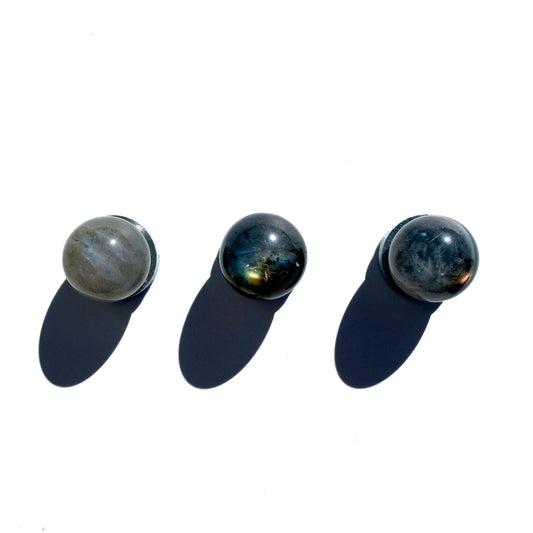 High Flash Labradorite Extra Mini Sphere