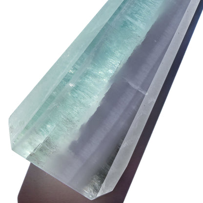 Lavender & Green Fluorite Crystal Tower