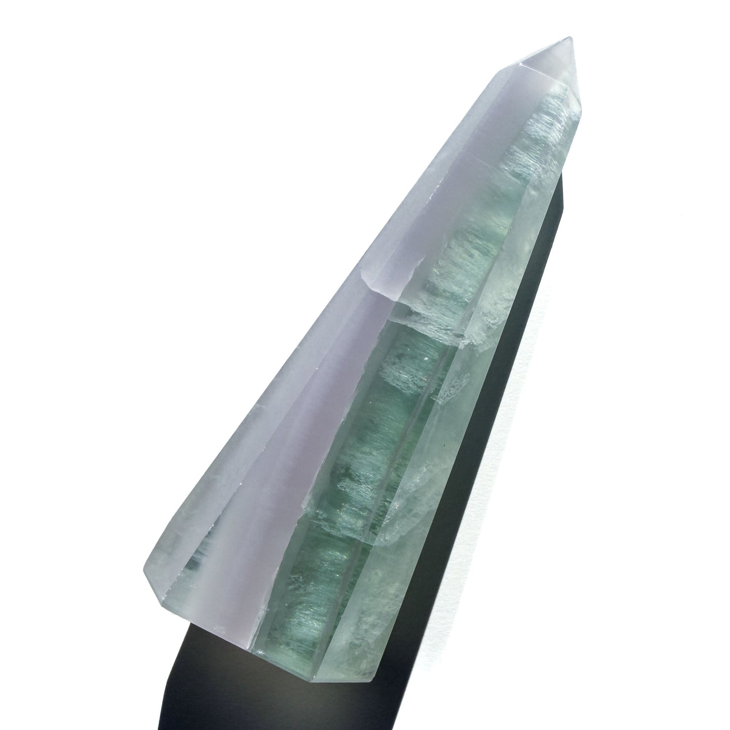 Lavender & Green Fluorite Crystal Tower