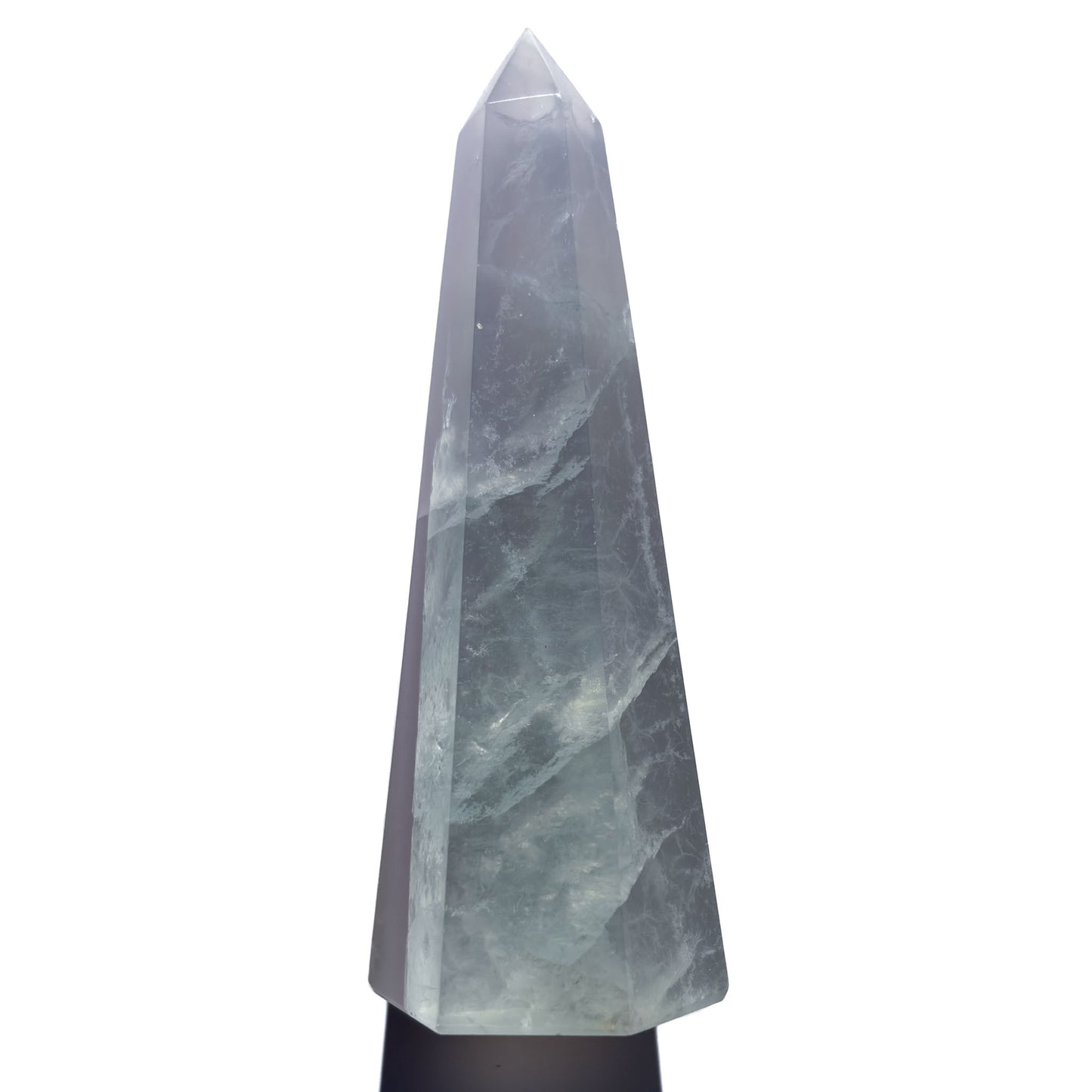 Lavender & Green Fluorite Crystal Tower
