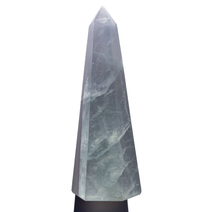 Lavender & Green Fluorite Crystal Tower