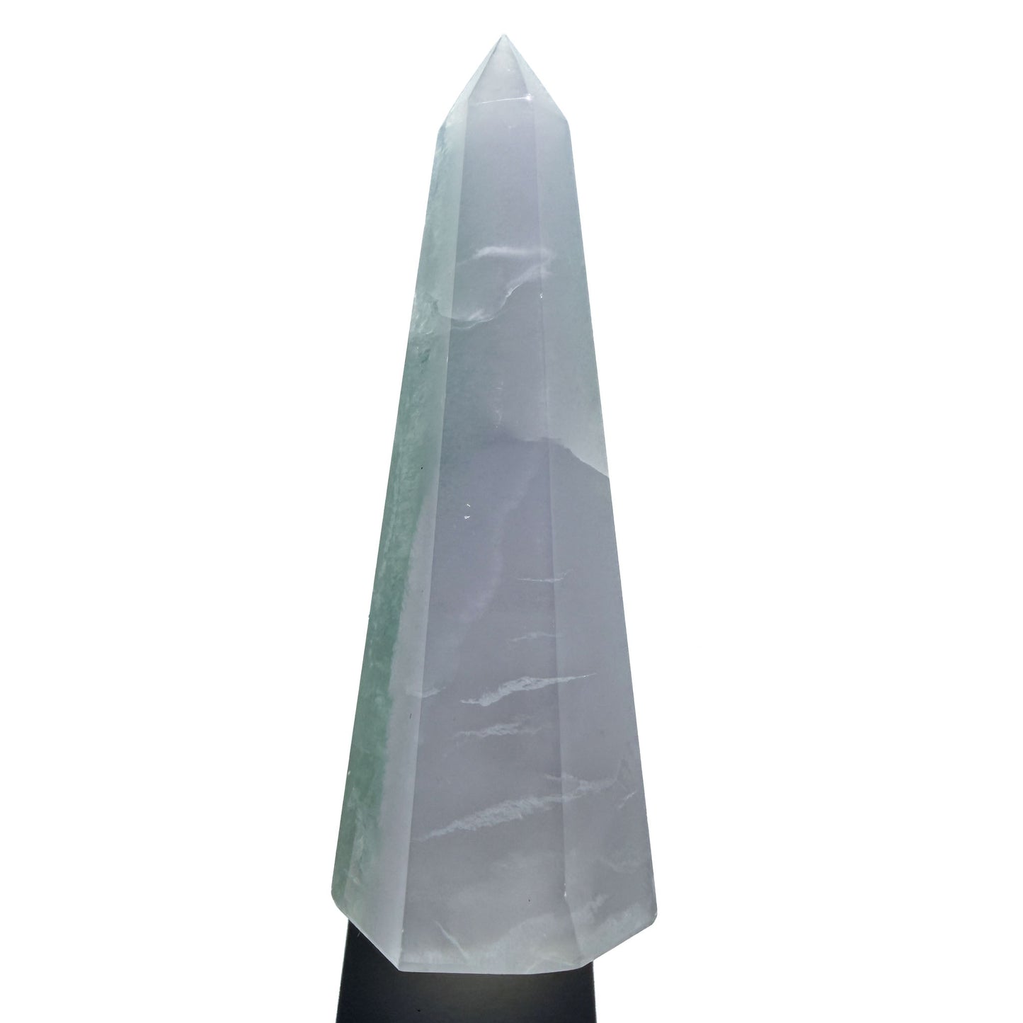 Lavender & Green Fluorite Crystal Tower
