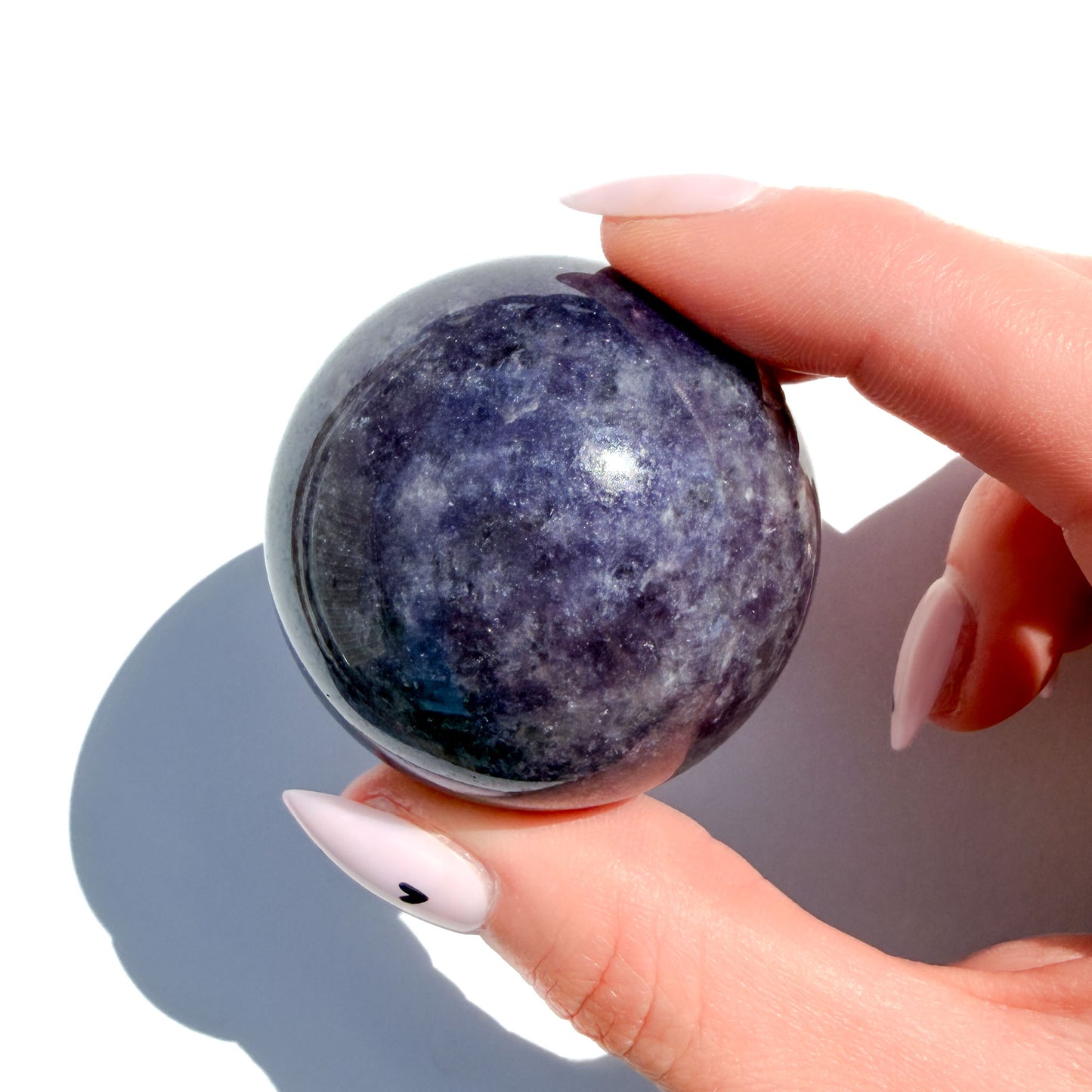 Lepidolite Crystal Sphere
