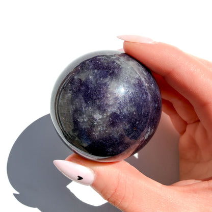 Lepidolite Crystal Sphere