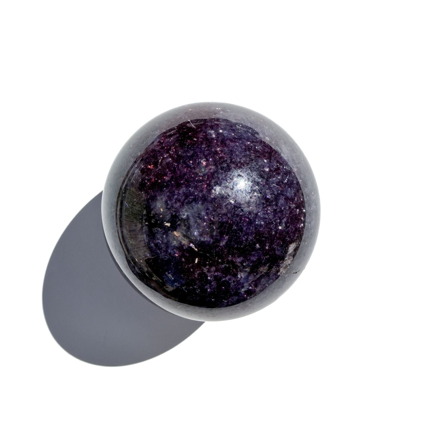 Lepidolite Crystal Sphere