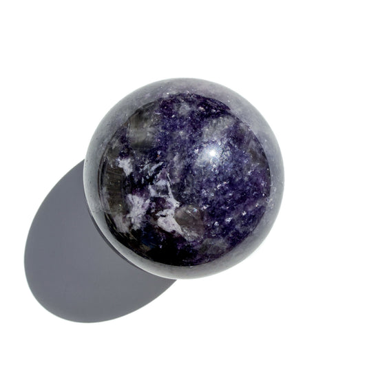 Lepidolite Crystal Sphere