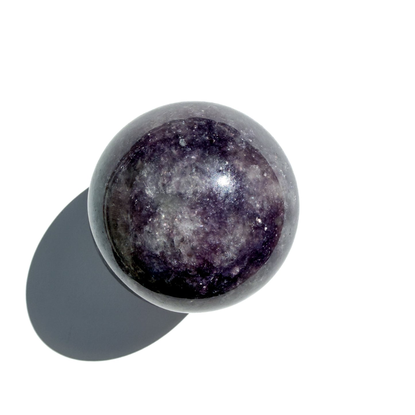 Lepidolite Crystal Sphere