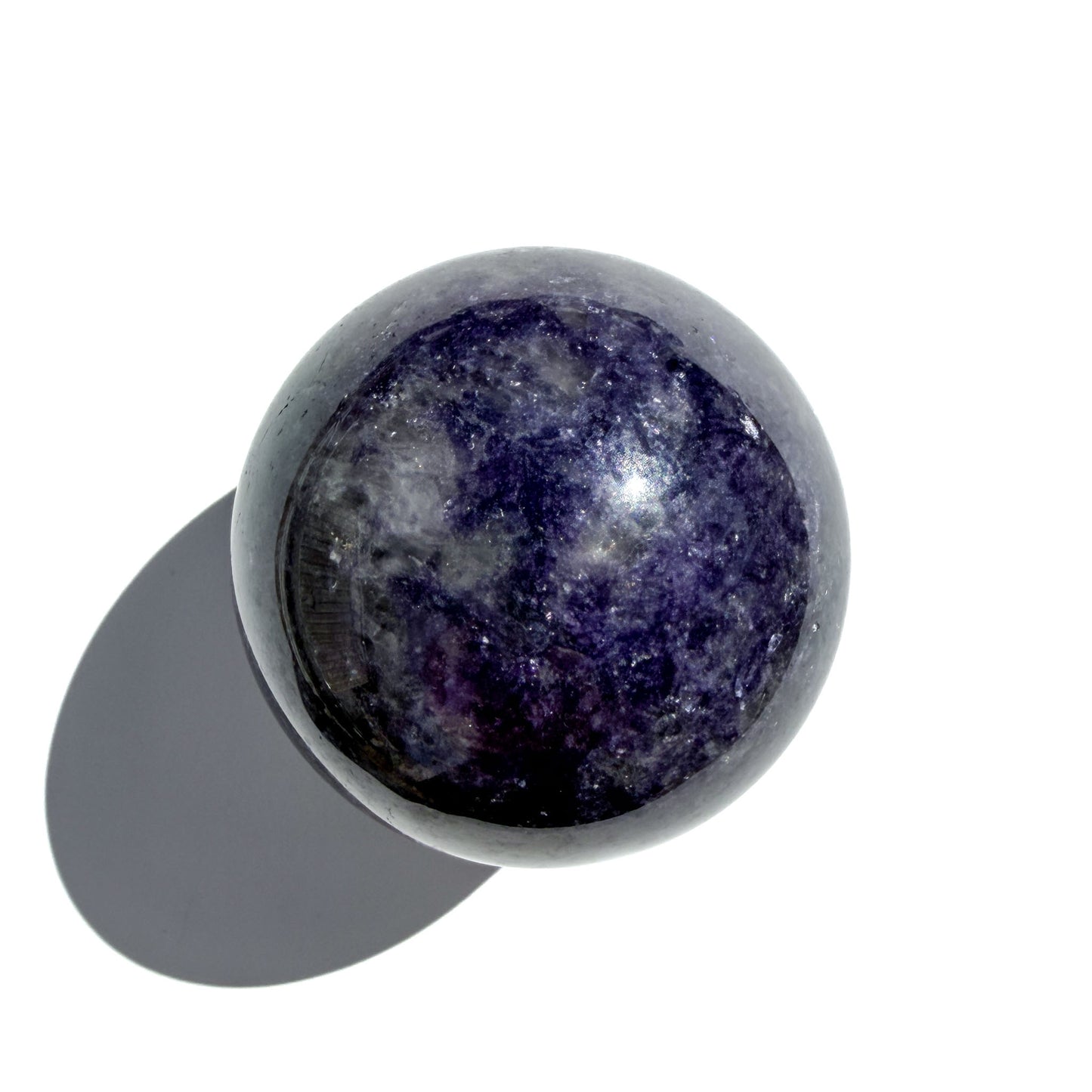 Lepidolite Crystal Sphere