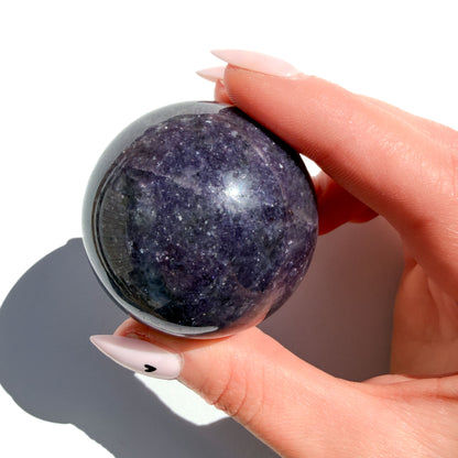 Lepidolite Crystal Sphere