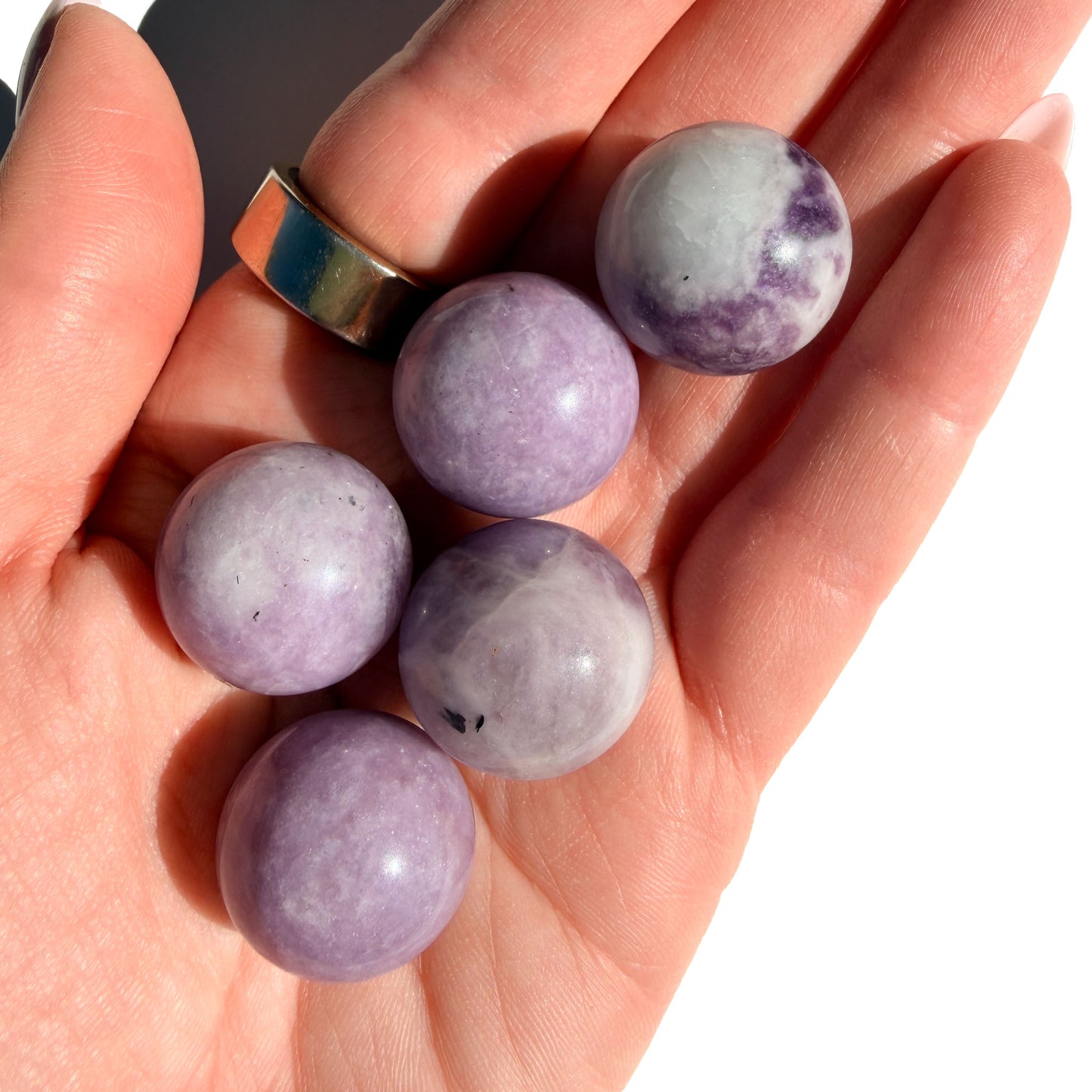 Lepidolite Mini Crystal Sphere